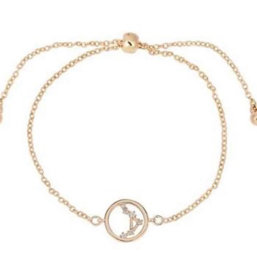 NEW! LC Lauren Conrad Libra Zodiac Cubic Zirconia Pull Bracelet